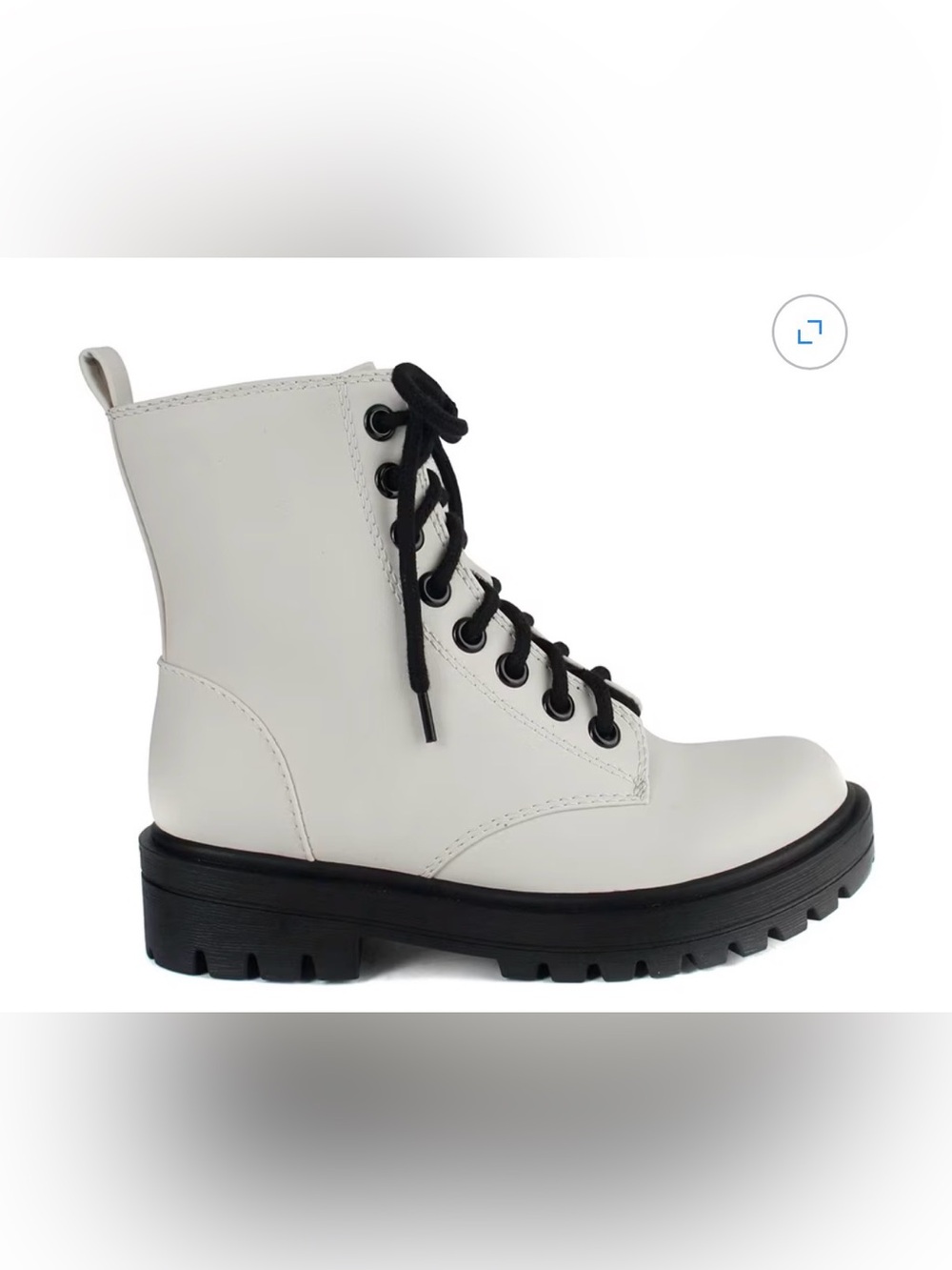 Soda Women Combat Platform Boots